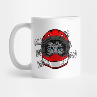 funny cat driver – Meeeeeeeow, the sound of formula m1ao (Carlo) Mug